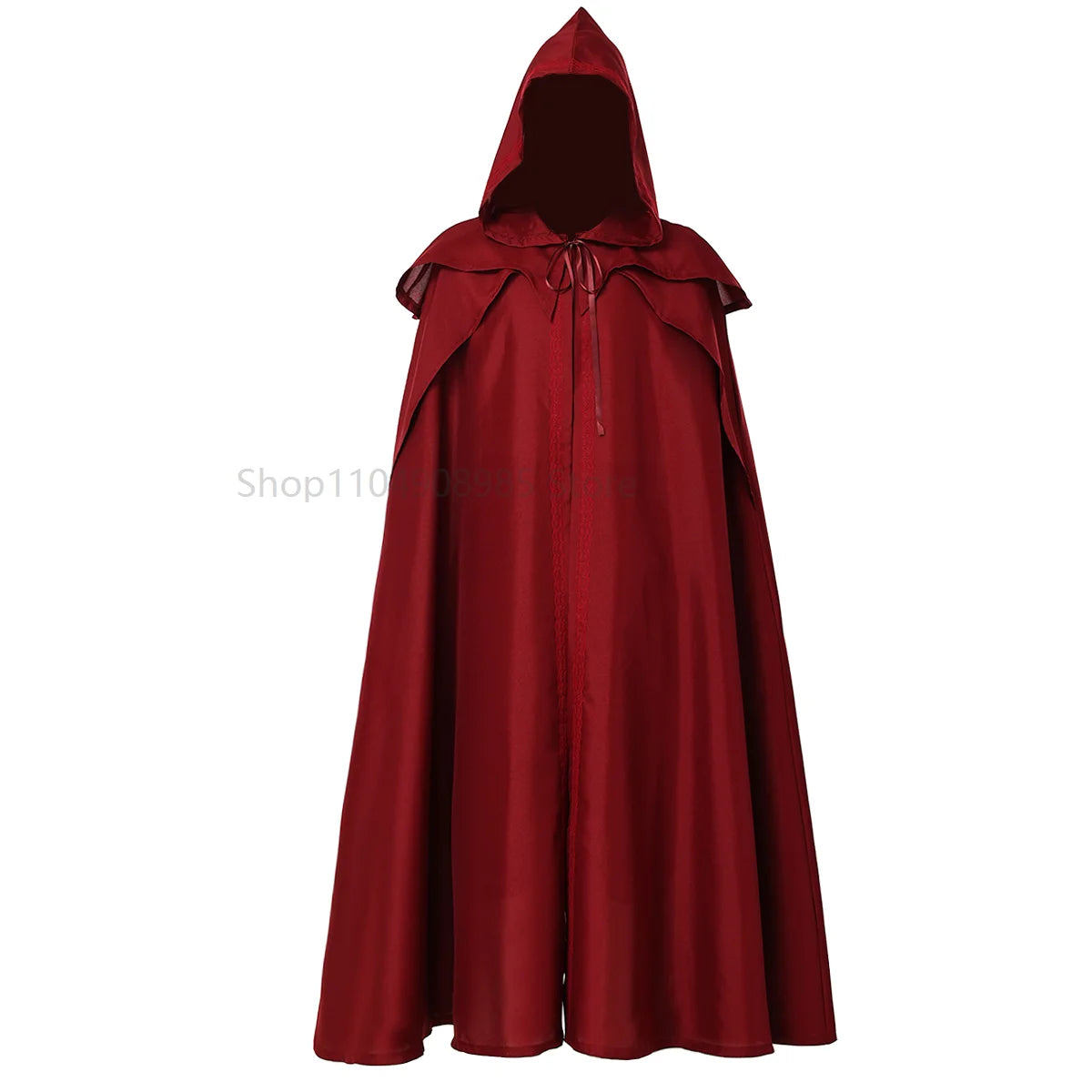 Medieval Vintage Hooded Loose Black Cloak Coats Windproof Trench Chic Winter Long Cape Poncho Gothic Men Women