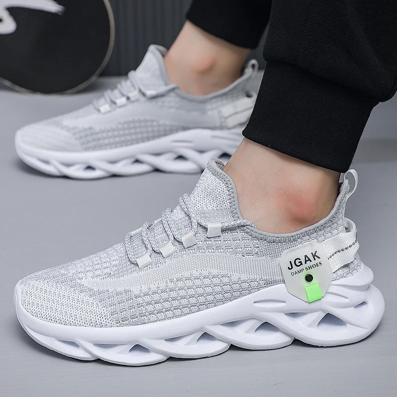 Plus Big Size 49 50 51 52 Men Mesh Sneakers Shock Absorbing Running Shoes Breathable Casual Walking Athletic Sports Trainers