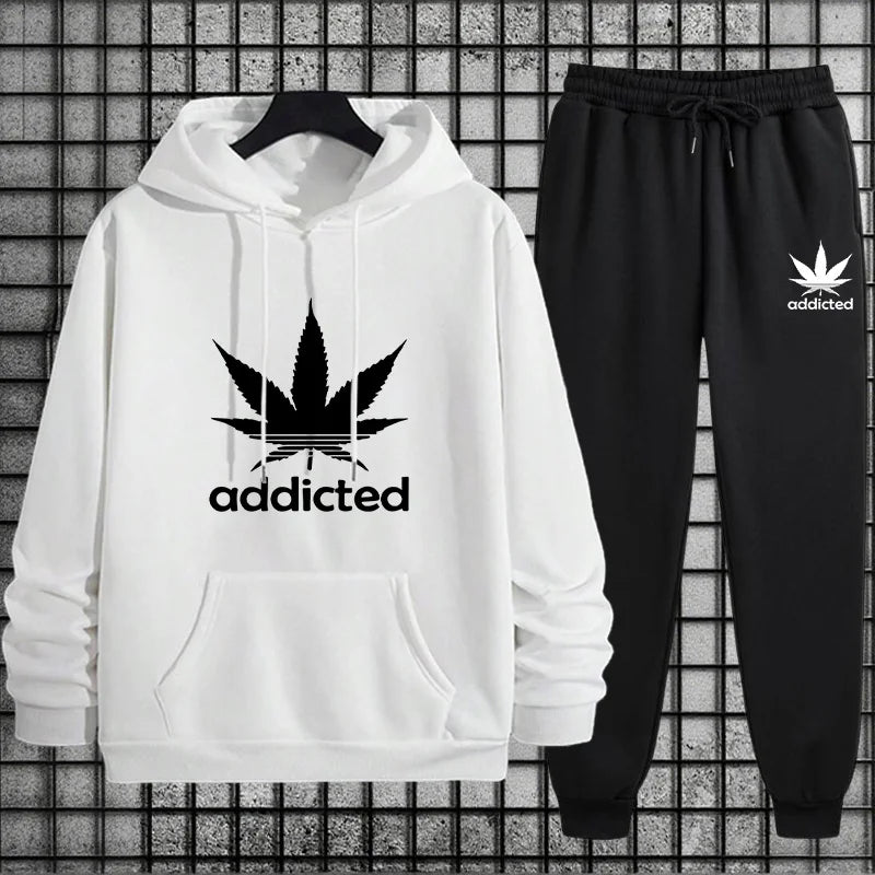 Tracksuit for Men Hoodie + Sweatpants Urban Casual Fashion Sportswear Fall/winter Home Outdoor Comfort Warm Outfit Men's Clothes