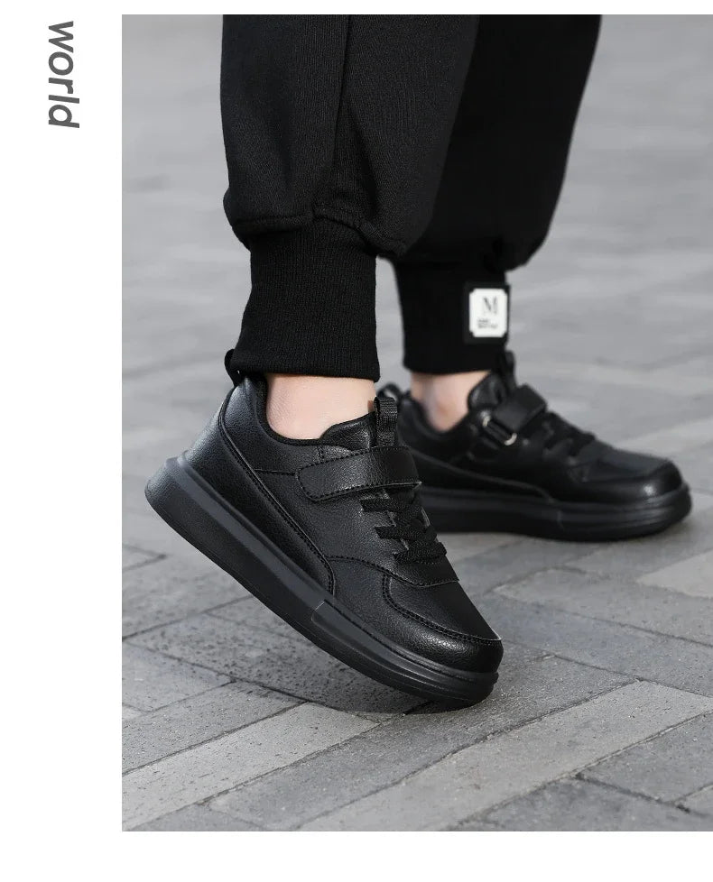 Children's Sneakers Kids Fashion Design White Non-slip Casual Shoes for Boys Girls Hook Breathable Sneakers Toddler Outdoor Shoe