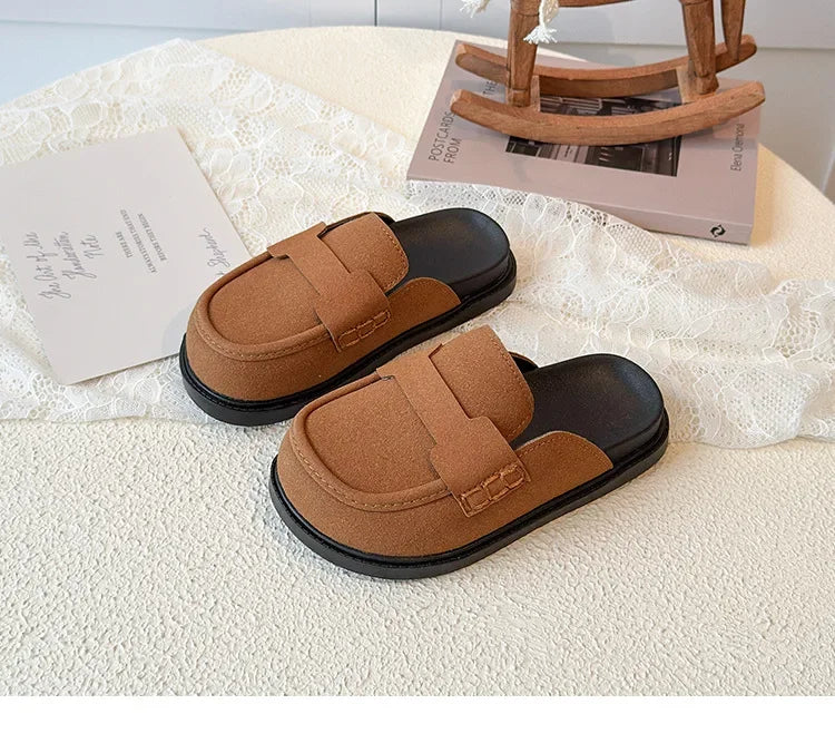 Children Casual Shoes for Girls Boys 2026 Autumn New Fashion Korean Style Soft Bottom Anti-slippery Versatile Catwalk Loafer