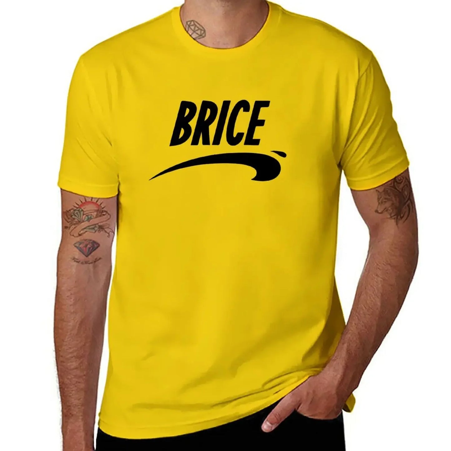Brice from Nice T-Shirt graphics t shirt Short sleeve tee summer clothes black t shirts for men