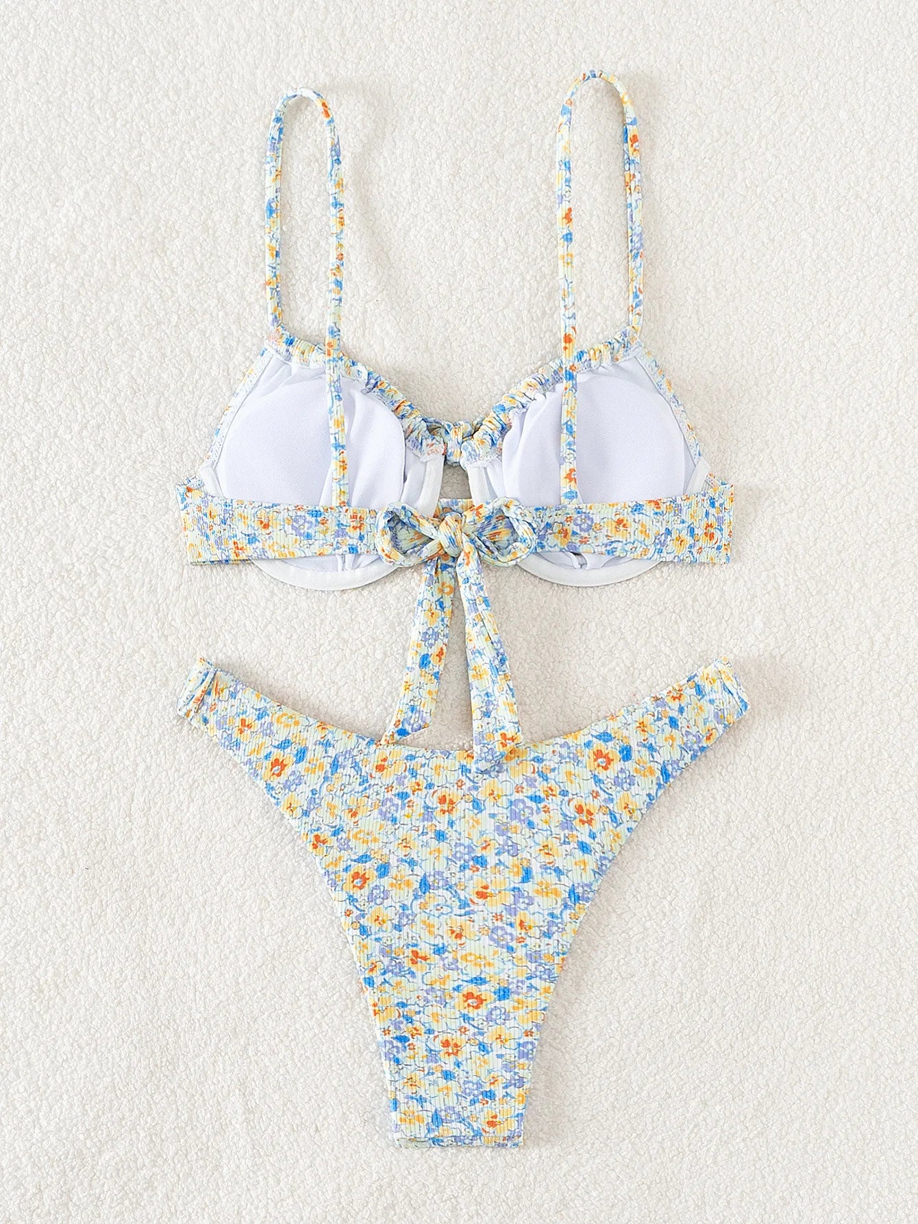Floral Print Bathing Suit Brazilian Biquinis Swimming Suit for Women 2025 New Summer Bikini Micro Swimsuit Sexy Swimwear Bather