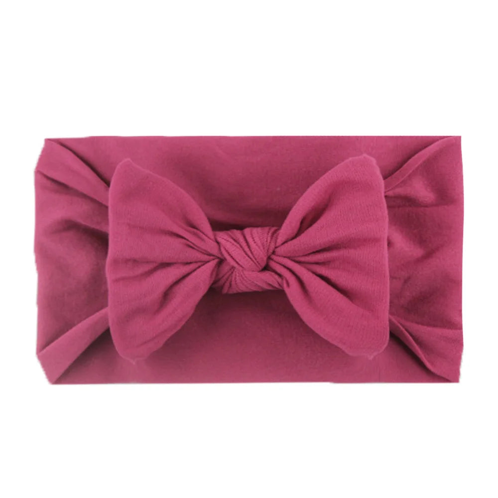 Baby Bow Headbands For Girls Soft ElasticChildren Hair Band Hair Tie Newborn Baby Hair Accessories Party Gifts Girls Headwraps