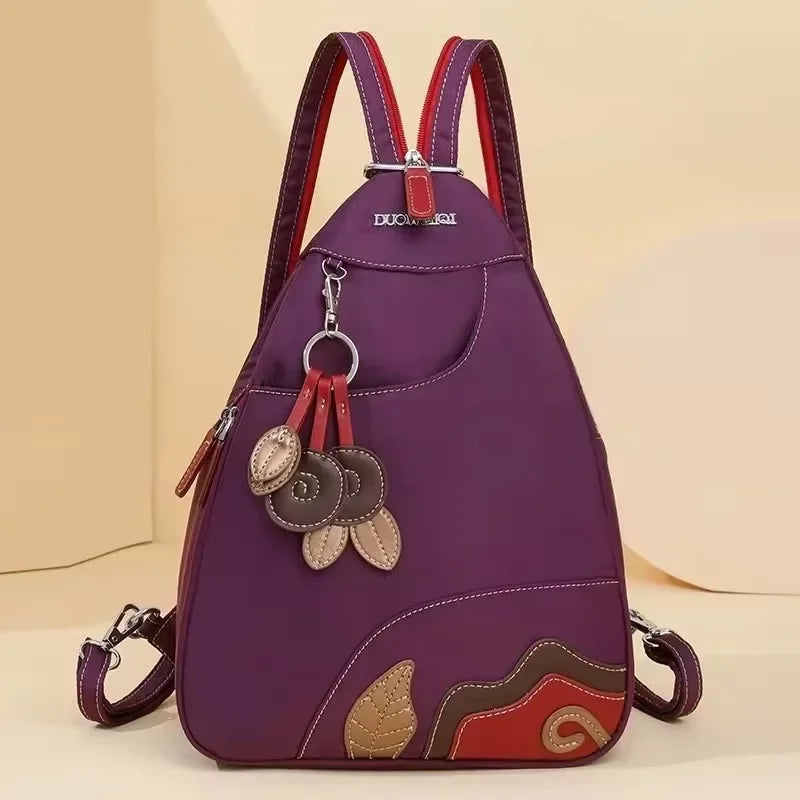 Casual Solid Nylon Designer Style Backpacks for Women 2026 High Quality Simple Versatile Commute Hot Trendy Sweet School Bags