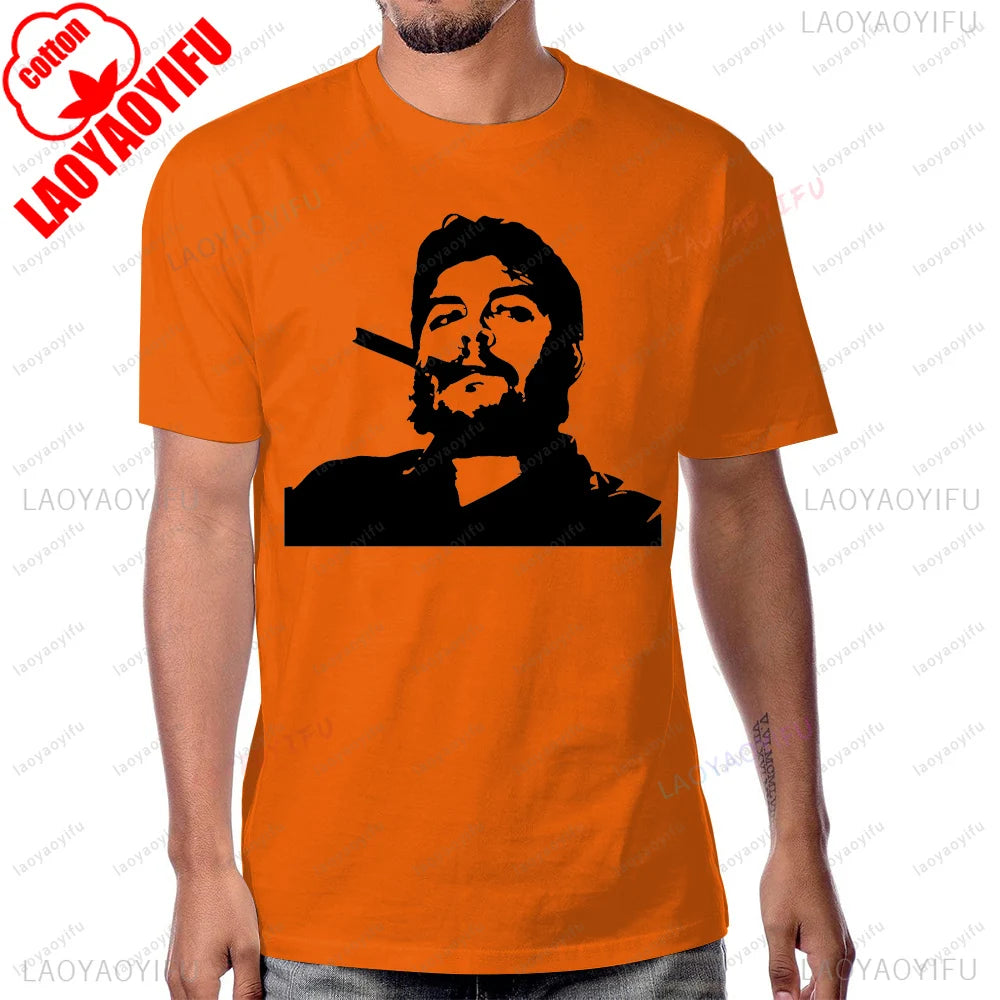 Red Star Soviet Che Guevara Revolution CCCP USSR RETRO Graphic T Shirts Woman Man Vintage Style T-shirt High Quality Cotton Tops