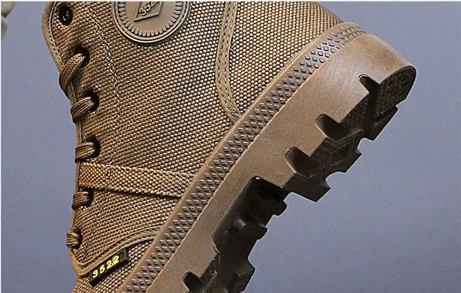 Male Shoes Hiking Outdoor Rubber Men's Boots Lace Up Original Deals Vintage In Promotion Y2k Offers Trendy 2025 Footwear New