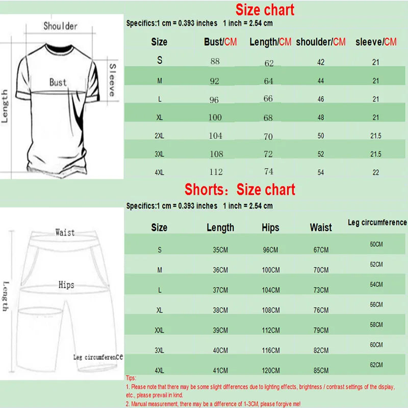 Summer fashion men's short sleeved T-shirt set jogging clothing summer men's sportswear morning run fitness 2-piece set