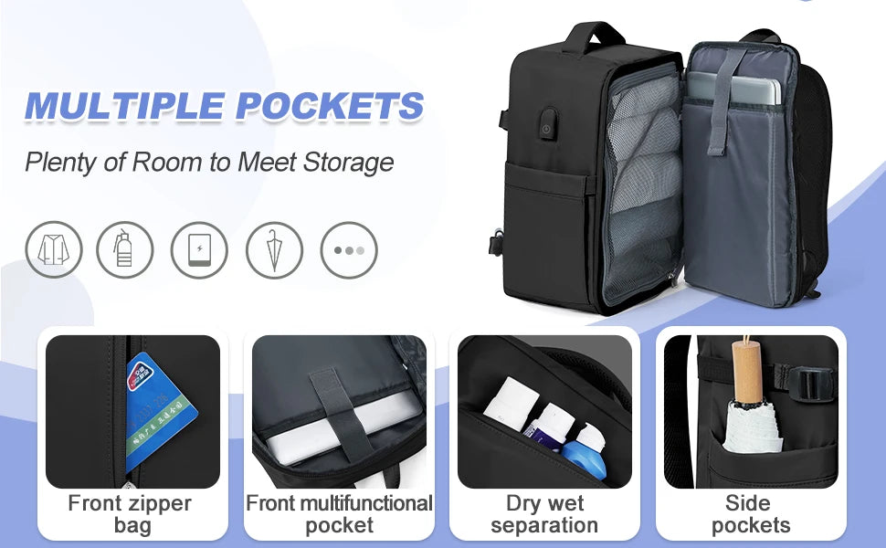 Business Backpacks for Men‘s Bags Women Backpack Travel 40x20x25 Ryanair Carry-Ons, Laptops Backpacks College Schoolbags Bluey ﻿
