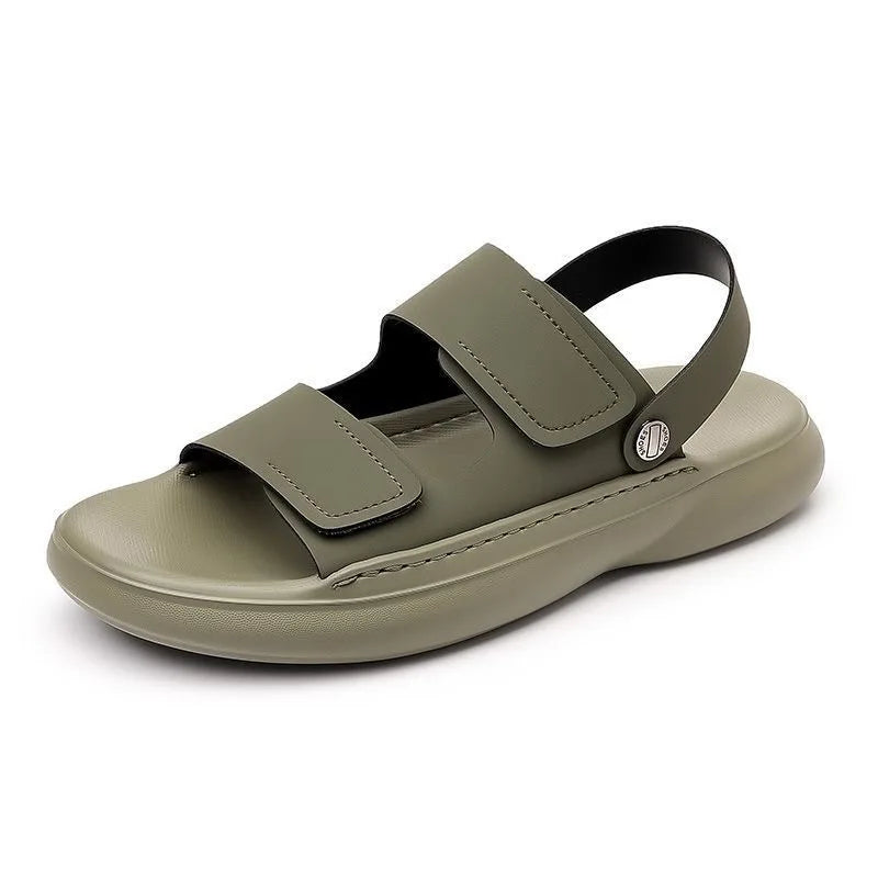 2026 New Men Sandals Casual Breathable Soft Sole Non-Slip Outdoor Fashion Beach Shoes Travel Slippers