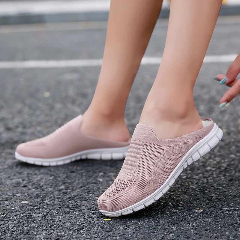 Women Vulcanized Shoes High Quality Shoes for Women 2025 Comfortable Casual Women Slippers Plus Size 42 Walking Flat