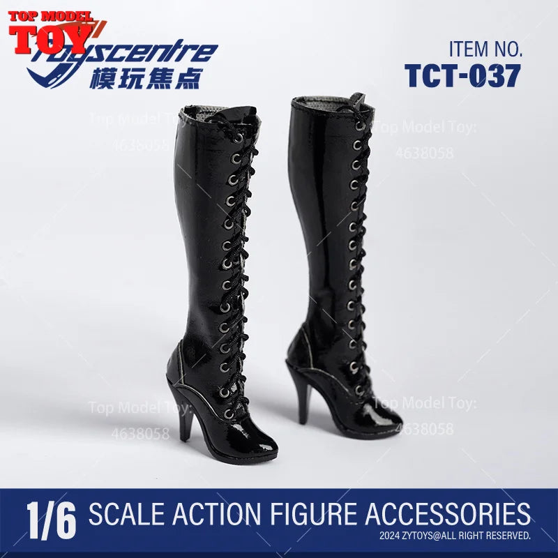 Toyscentre TCT-029 TCT-020 1/6 Female High Heels Boots Hollow Shoes Model TCT-003 4 5 6 7 8 9Fit 12'' Soldier Action Figure Body