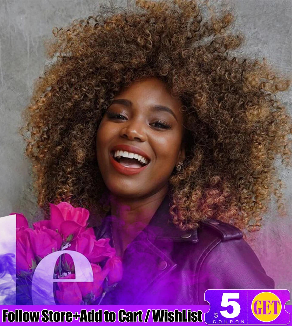 Wavy Strands Crochet Braid Hair14 18 &22inch Synthetic Ombre Wavy Curls Afro Curls Hair For Women Low Tempreture Deep Wave