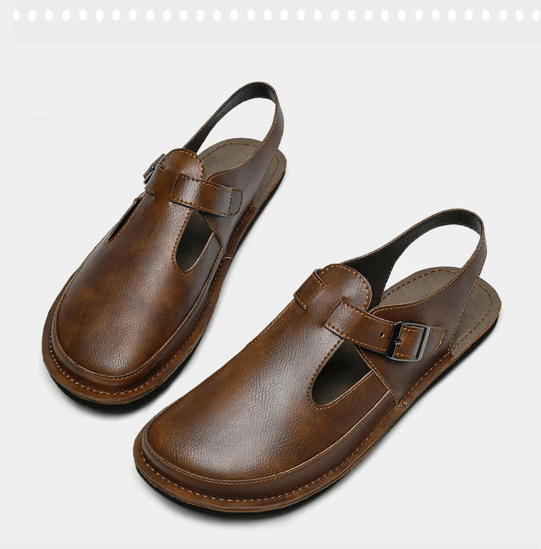 Summer Men'S Sandals Comfortable Lightweight Fashionable Sandals Outdoor Casual Slippers Oil Resistant Waterproof Home Sandals