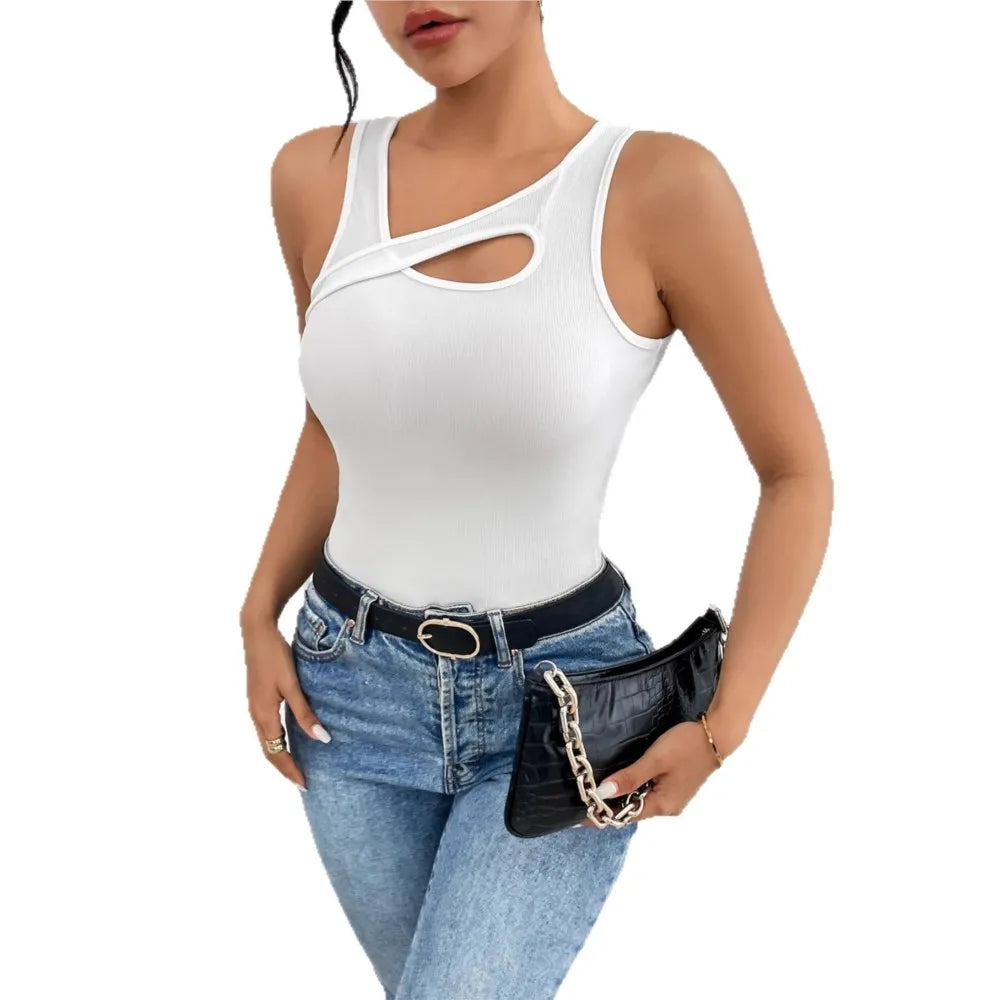 Trendy Sexy Irregular Vest Sleeveless Fashion Essential For Ladies