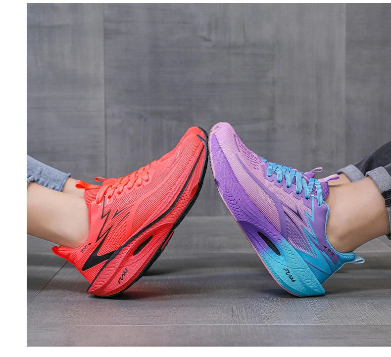 Men's Running Shoes Breathable Lightweight Non-slip Marathon Sneakers Outdoor Comfortable Athletic Walking Casual Trainers