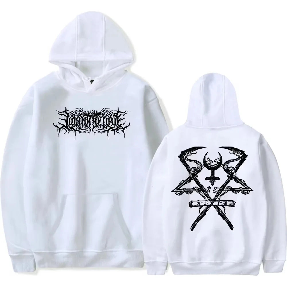 Symphonic Dead Core Band Lorna Shore Album Graphic Print Pullover Men Women Loose Casual Hoodie New Fashion Oversized Sweatshirt