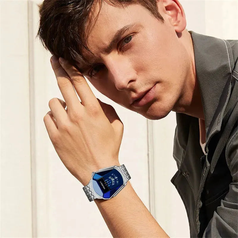 Men Wrist Watch Gold Luxury Brand Top Stainless Steel Band Fashion Quartz Watches for Men 2025 Relogio Masculino Male Clock