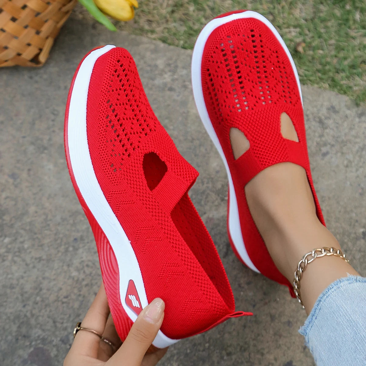 Women's Shoes, Women's Sports Shoes 2025, Breathable and Perforated Shoes, Breathable and Comfortable Shoes