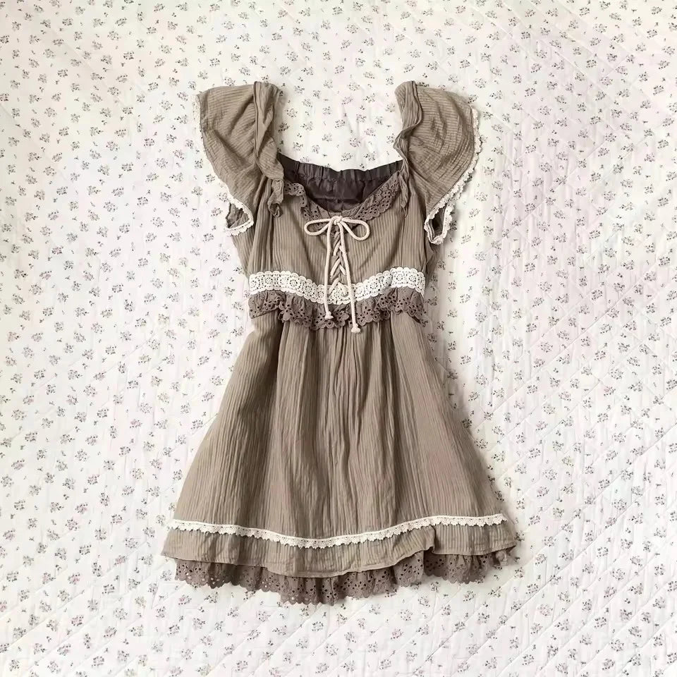 NEW Rock Goth Hip Hop Y2K Dress Frock Streetwear High Street Fashion Sexy Jersey Dress Classic Minimalist Yarn Skirt Casual