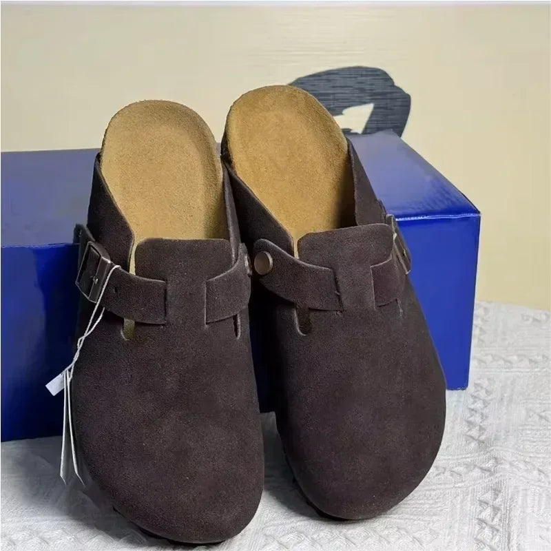 Leather Sandals for Men And Women Retro CasualComfortable Anti-Slip Beach Shoes for Spring And Autumn New Fashion womens shoes