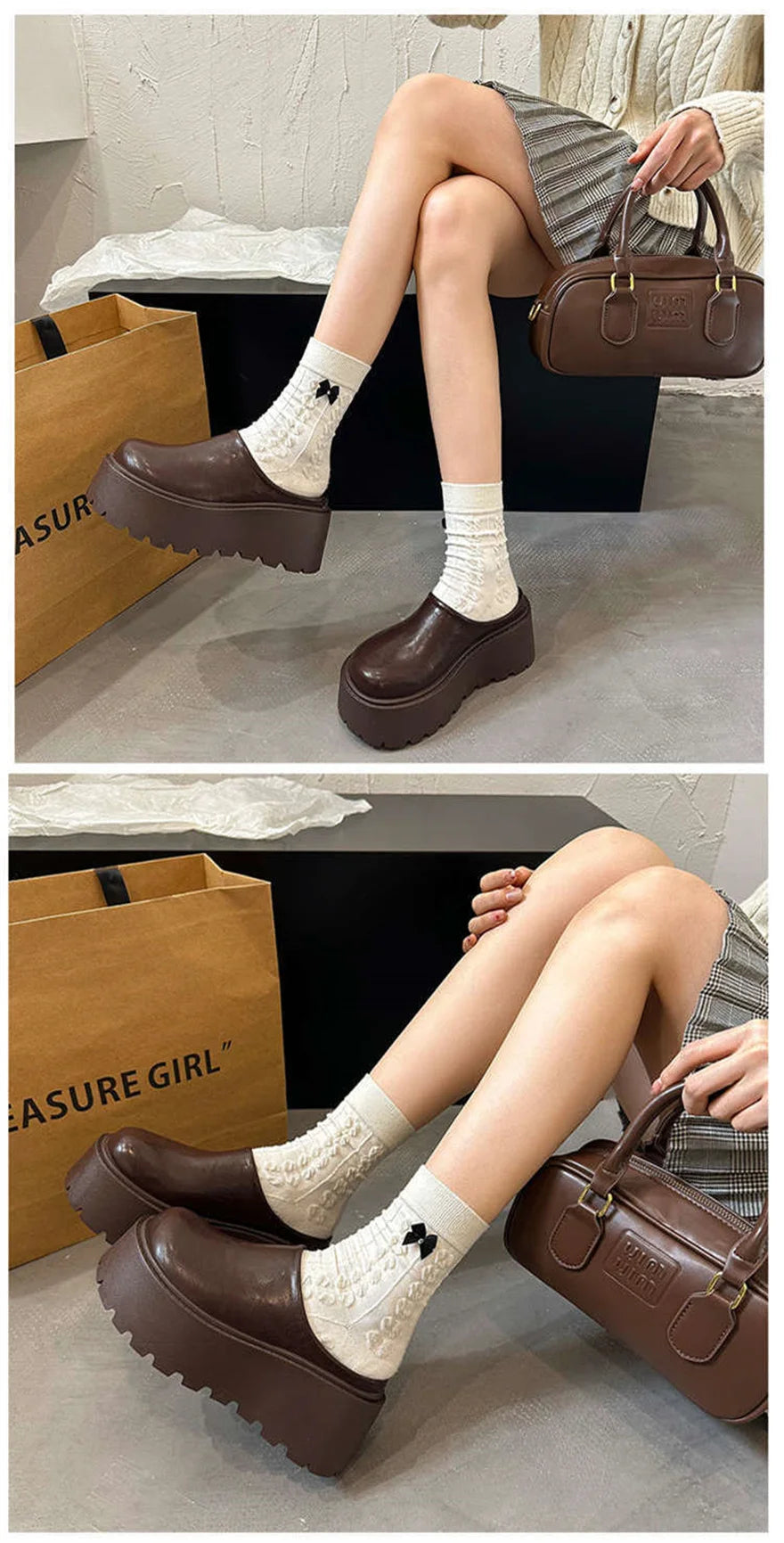 Sandals Summer 2026 New Women Slippers Baotou Platform Trend High Heels Ladies Shoes Pumps Black Soft Leather Thick Slides Mujer