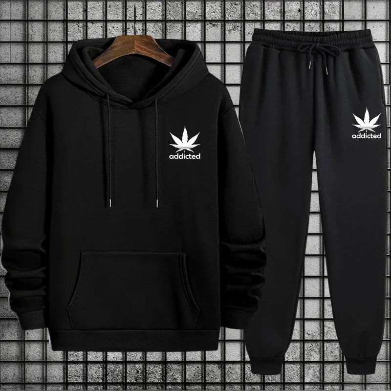 Tracksuit for Men Hoodie + Sweatpants Urban Casual Fashion Sportswear Fall/winter Home Outdoor Comfort Warm Outfit Men's Clothes