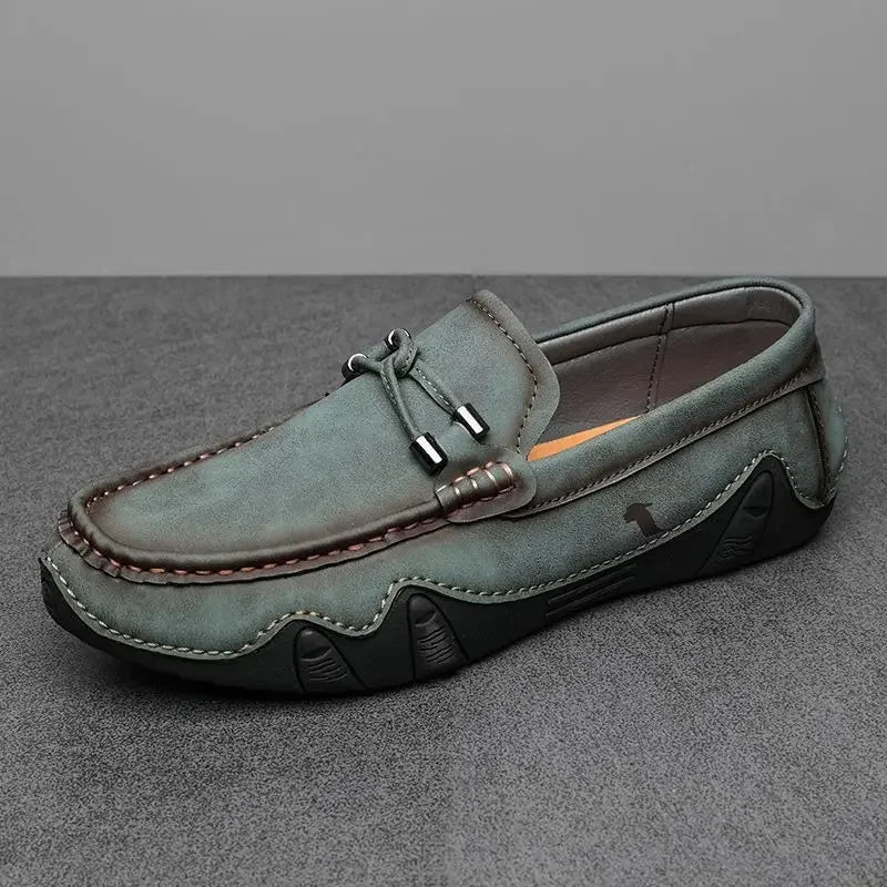 Man Casual Shoe Slip-on Loafers Leather Shoes for Men Retro Size 45 Common Designer Shipping Free Sale Luxury Elegant Low Price