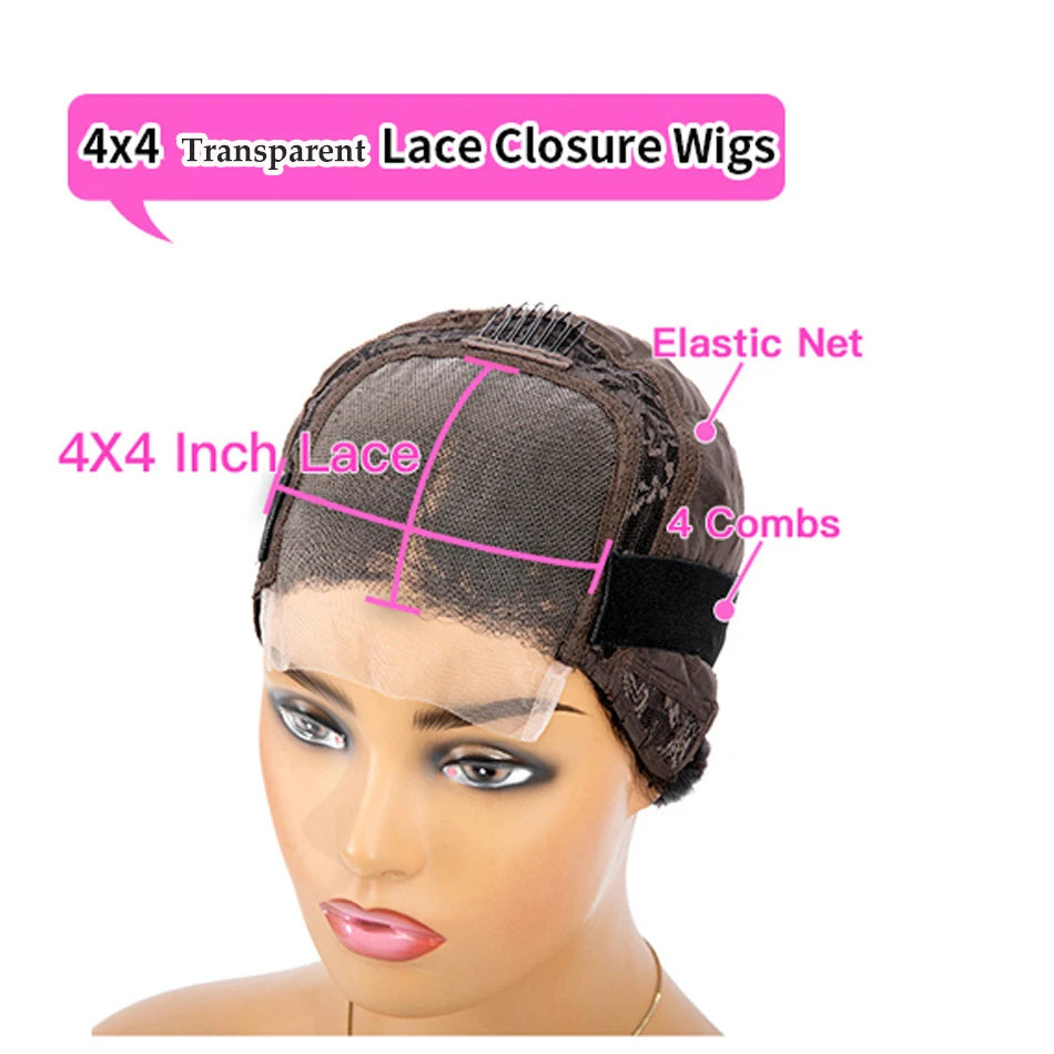 Glueless Silky Straight Human Hair Jet Black Deep Part 13x4 Silk Top Lace Front Wigs Pre Plucked 13x6/360/Full Lace Wigs
