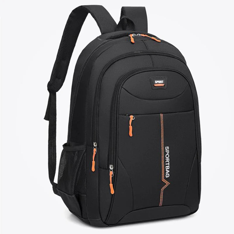 Functional Multi-pocket Backpack, Secure Zip Closure Nylon Daypack Suitable for Hiking, Weekend Trips and Office Work