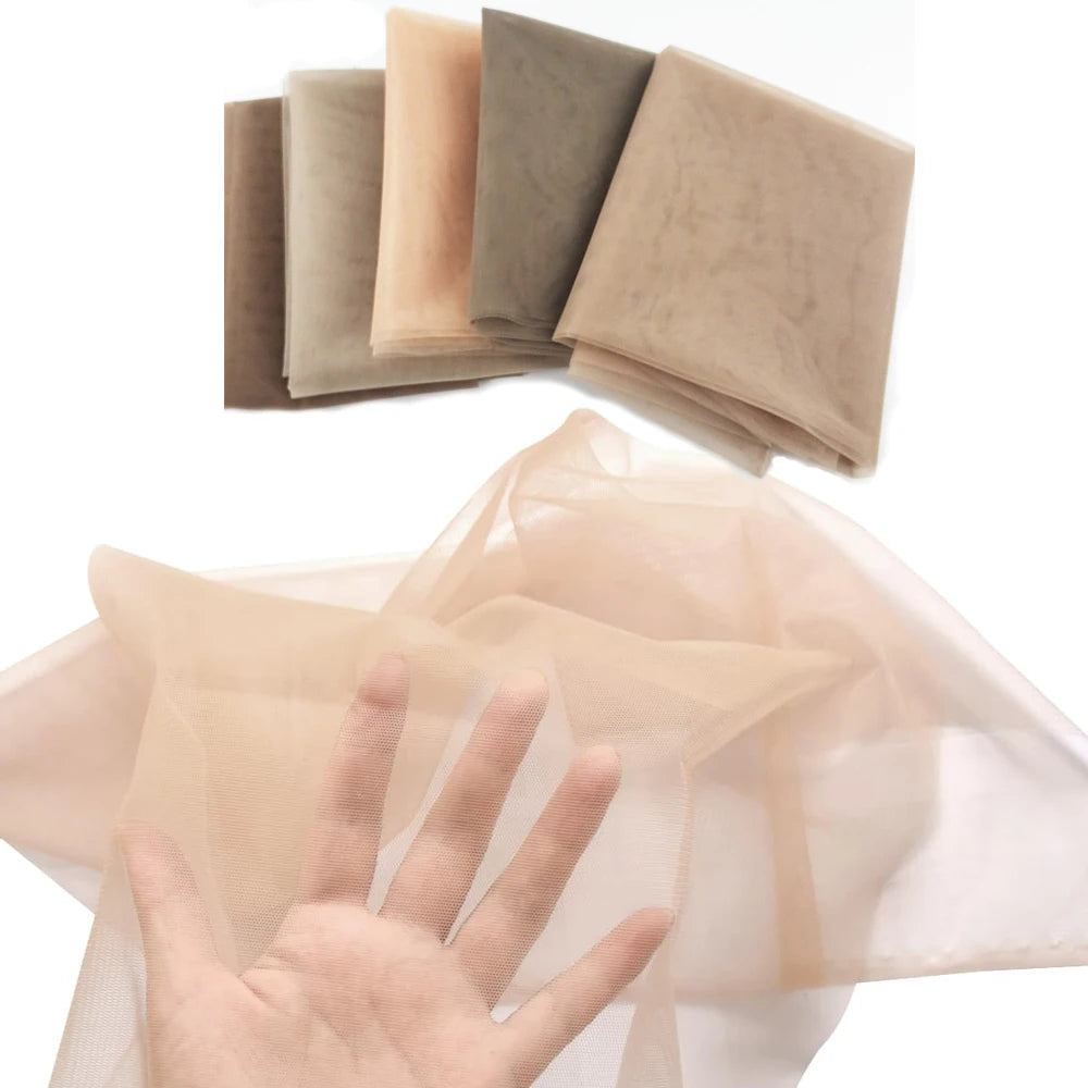 1/4 Yard Hair Weaving Netting Top Swiss Lace Material Basement Foundation Toupee Frontal Closure Net For Making Wigs