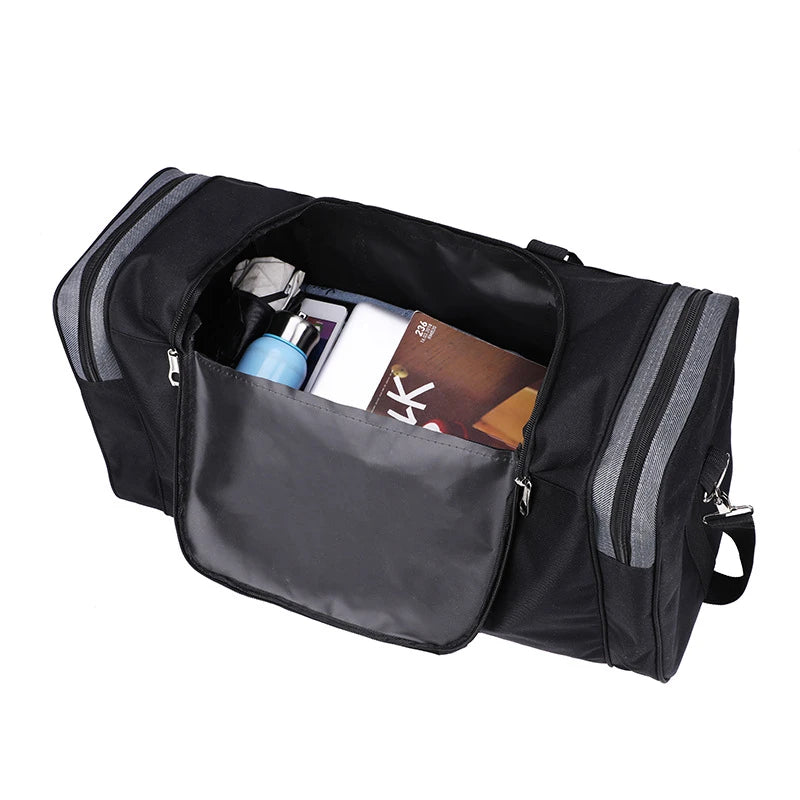 Women Men Nylon Travel Duffel Bag Carry On Luggage Bag Men Tote Large Capacity Weekender Gym Sport Holdall Overnight Bag Pouches
