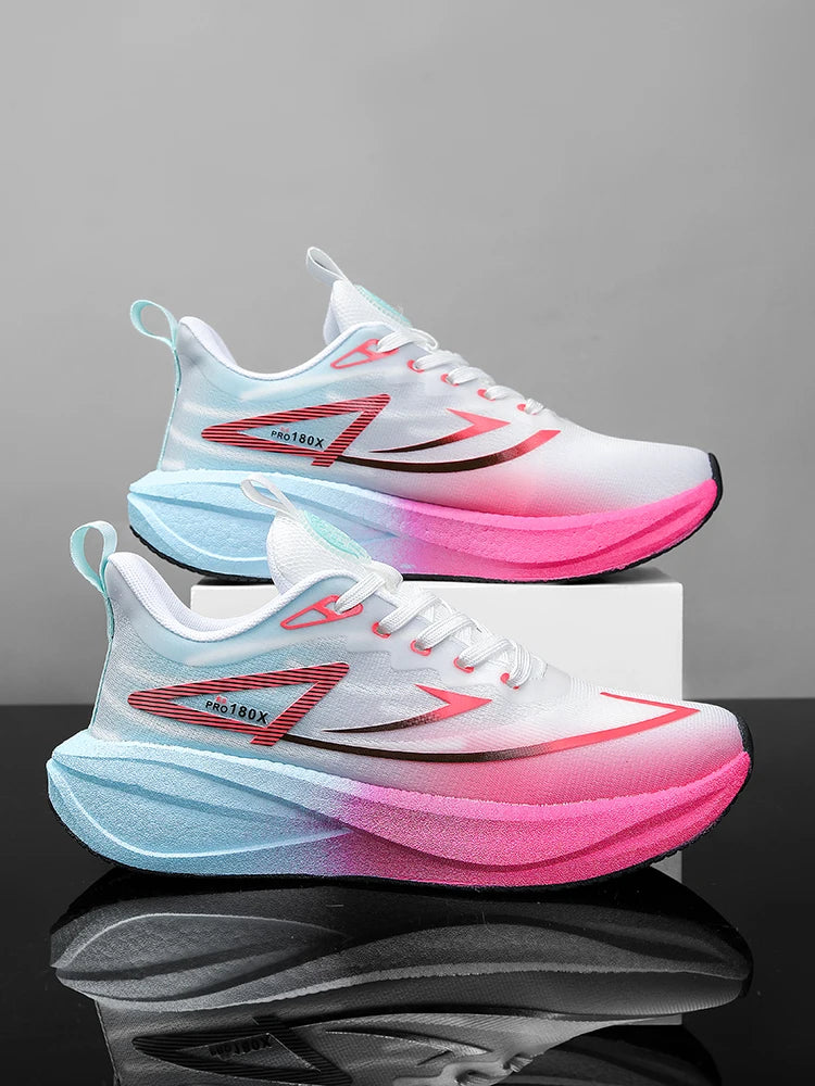 Men Running Shoes Marathon Men's Sneakers Casual Carbon Board Speciality Sports Lightweight Women's Athletic Nonskid Sneaker Men