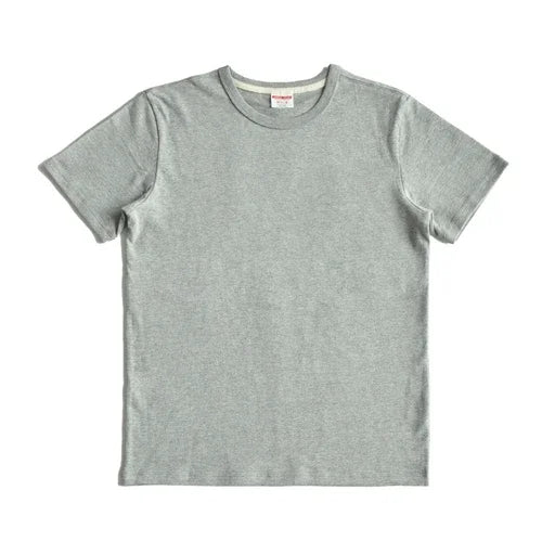 Saucezhan Tops & Tees Men's T-shirt Summer Short Sleeve 5 Colors Pure Cotton  Anti-deformation Double-woven fabric 340g