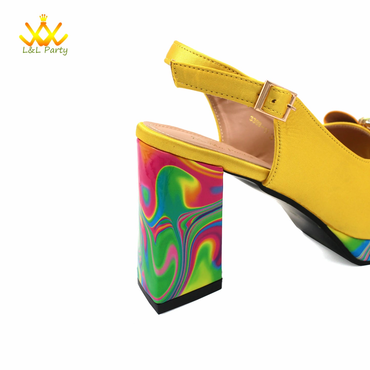 Coffee Color INS Hot Sale New Arrivals 2024 Italian Design Shoes Matching Bag Set Super High Heels Pumps for Garden Party