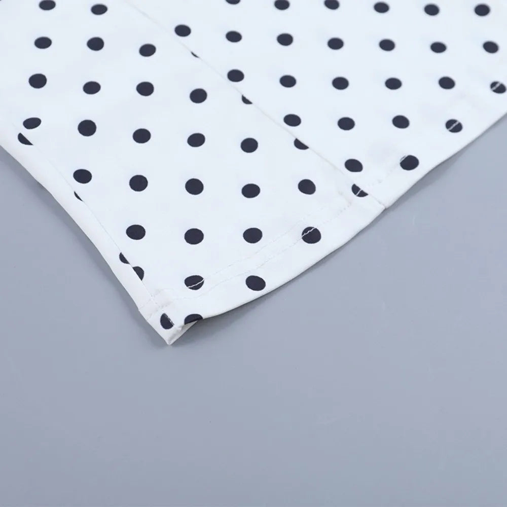 New Lace Splicing Lace Camisole Top Polka Dot Sleeveless Design Polka Dot Top Trendy Slim Fit Top Y2K Fashion