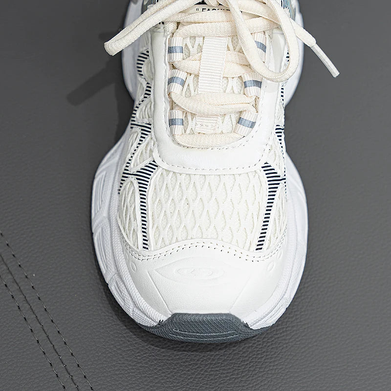 Kids Casual Shoes for Boys Girls Fashion Classic Air Mesh Summer Breathable Children Sports Running Sneakers Lace-up Non-slip