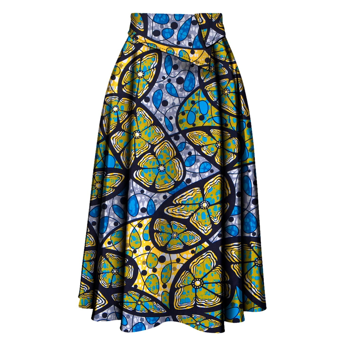 African Skirt for Women New Trendy Ankara High Waist  Ankara Print Long Skirt for Ladies Party Clothing Wy10278