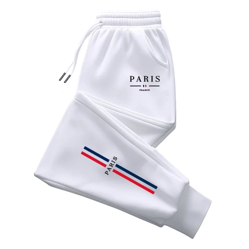Sports Casual Trousers Fashion Print 2026 Spring Simple Men's Sweatpants Hot Sales Versatile Gym Comfort Soft Drawstring Jogging