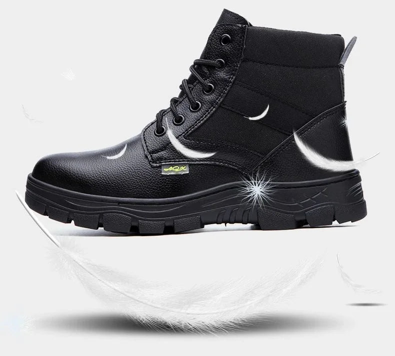 Man Shoes Leather Booties Waterproof Boots for Men Lace Up Ankle Short Barrel Retro Trendy 2025 Sale Offer New Fashion Low Price