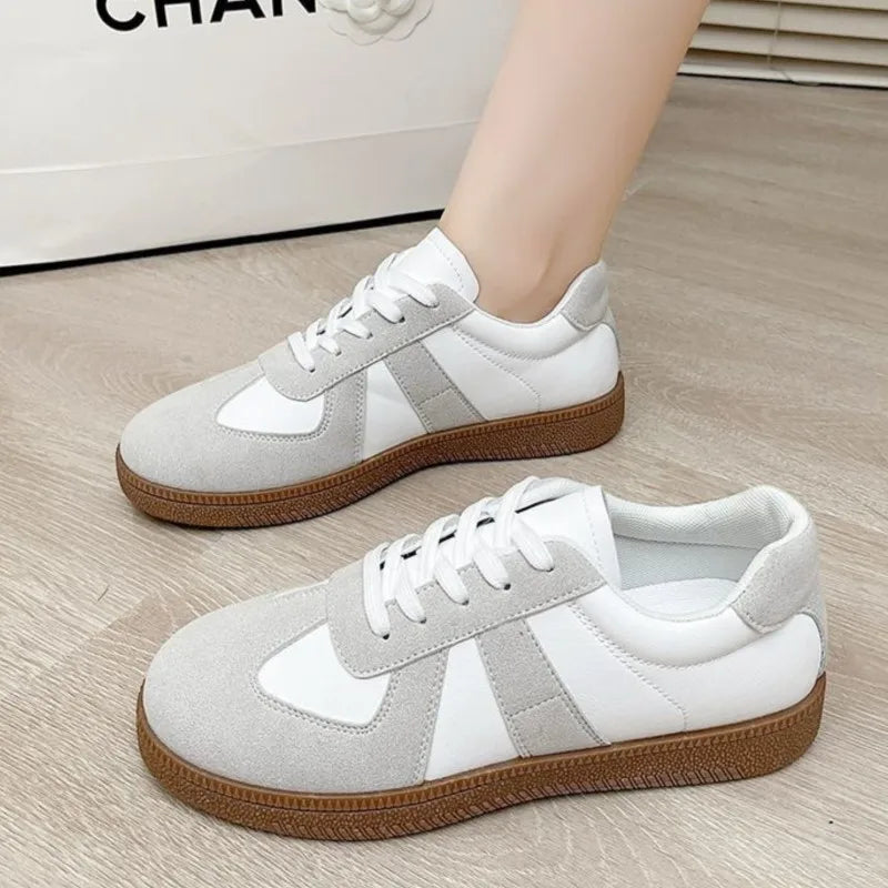 Asgard Women Casual Sneakers Outdoor Comfortable Flat Shoes Spring New Soft Sole Walking Shos Female Fashion Low-Top Sport Shoes