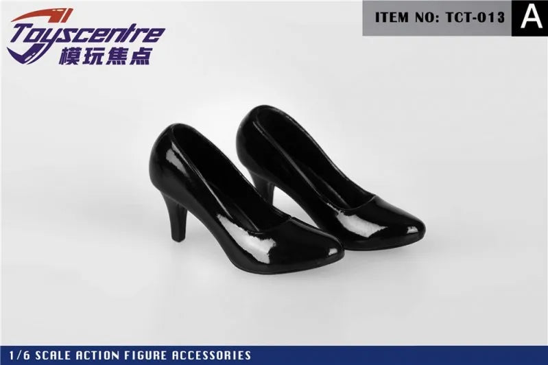 Toyscentre TCT-029 TCT-020 1/6 Female High Heels Boots Hollow Shoes Model TCT-003 4 5 6 7 8 9Fit 12'' Soldier Action Figure Body