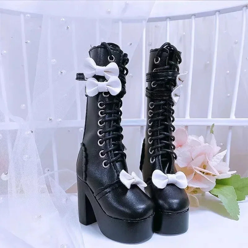Fashion 60cm Doll Shoes Boots 1/3 Bjd Doll Shoes 7.5cm Foot Wear Simulation Shoes Toy Doll Accessories