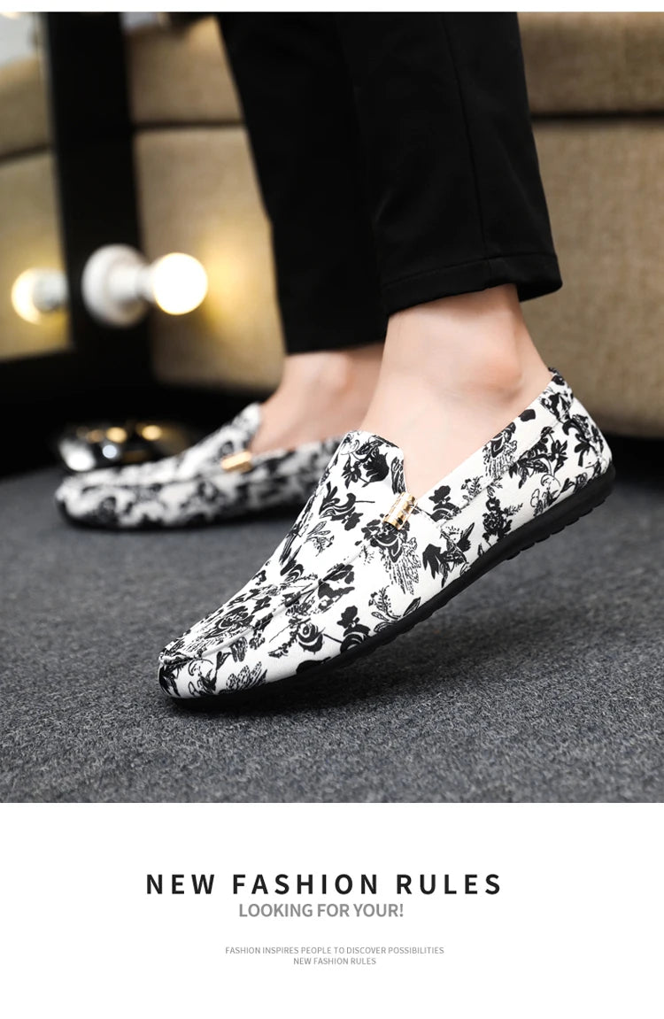 2026 Summer New Arrival Men's Chinese-Style Casual Shoes Minimalist Chinese-Style Loafers Retro-Chic Driving Shoes Work Shoes