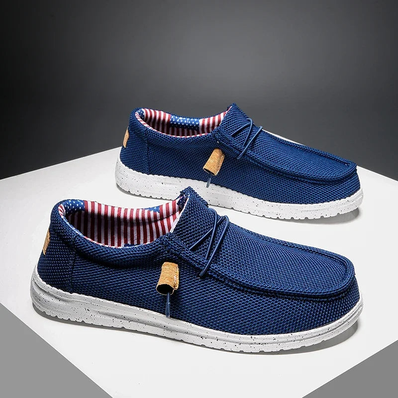 Canvas Loafers Comfortable Walking Flats for Man  Non Slip Soft Moccasins Sneakers Summer loafers Men Casual Shoes Slip on