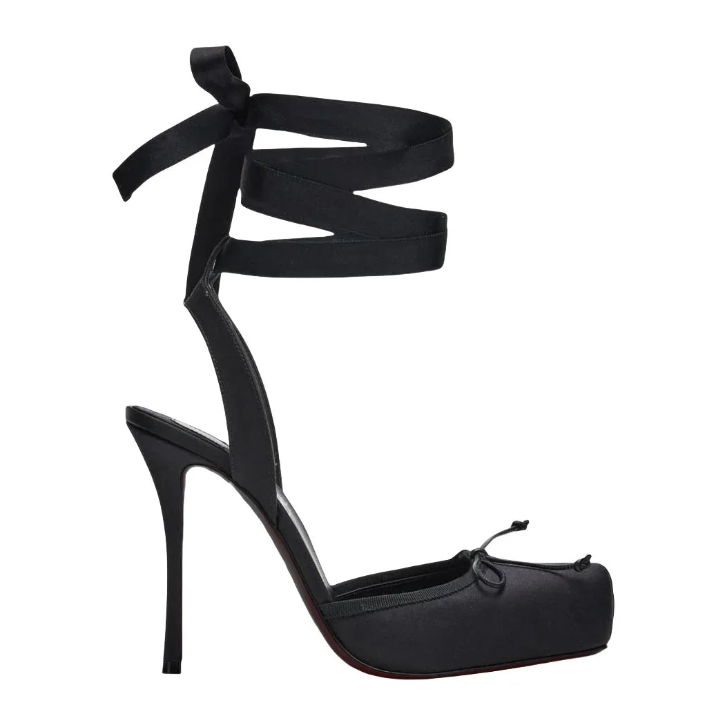2025 Spring New Square-Toe High Heels Bow Knot Peep-Toe Platform Sandals for Women, Sexy Evening Party Club Wedding Shoes