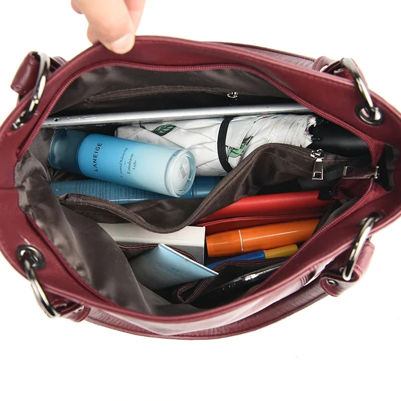 Luxury Handbags Women Bags Designer Large Capacity Crossbody Bags For Women 2025 New Shoulder Bag PU Leather Handbag Tote Bag