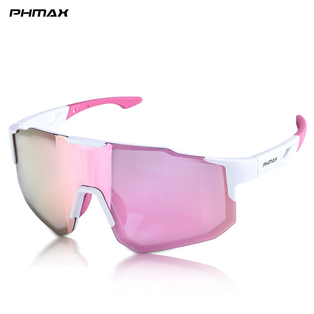 PHMAX Polarized Cycling Glasses Men's Woman Bike Bicycle Polarized Sunglasses 2026 MTB Road Racing Lightweight Flexible Goggle