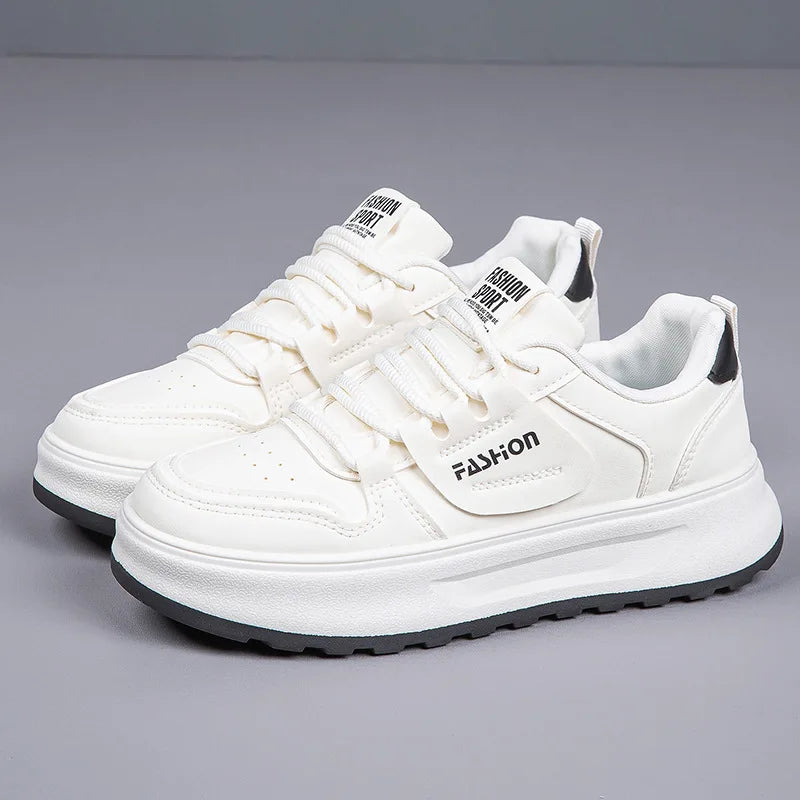 Comfortable Women's Sneakers 2026 New White Sneakers For Ladies Casual Shoes Women Fashion Flat Female Platform Shoes Woman