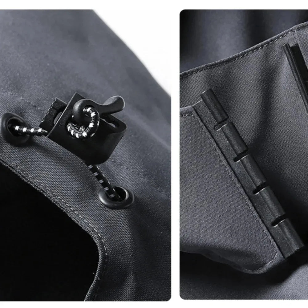 Men's Outdoor Waterproof Raincoat Lightweight Raincoat with Hood streetwear Hiking Windproof Jacket Climbing Outdoor Jackets